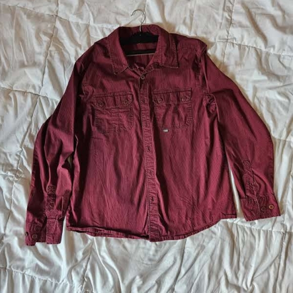 Men's XL long sleeve button up shirt - Picture 1 of 3